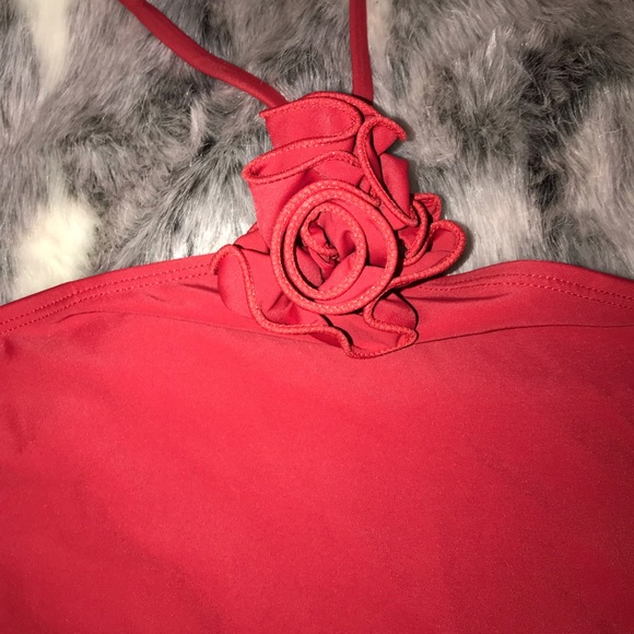 NA-KD rose red one piece bathing suit S size Small - Picture 7 of 9